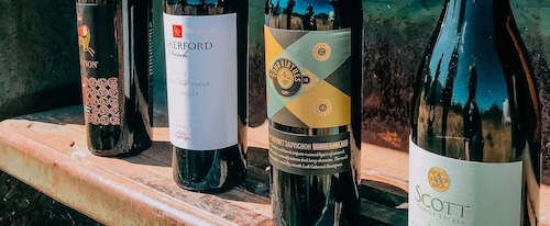 bottles of wine